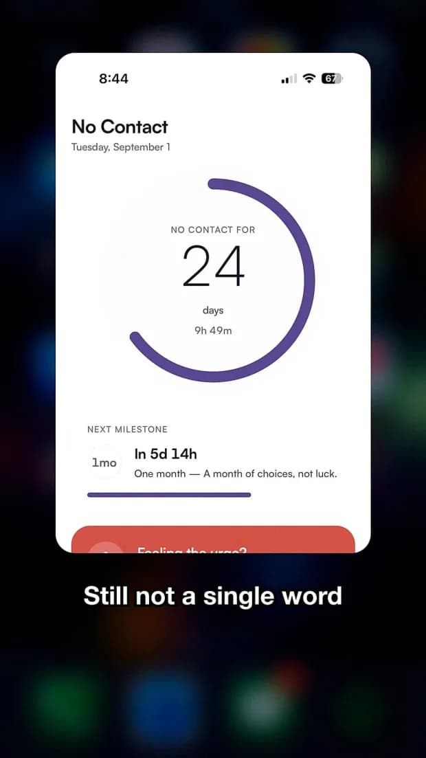 Slide 05 of a generated slideshow: a year of not answering